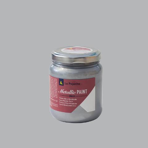 Foto de Pintura La Pajarita. Metalizado Multiusos 75ml. Silver (126497)