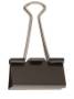 Foto de Pinza sujetapapeles abatible en negro 40mm. Caja de 12 unidades (040182)