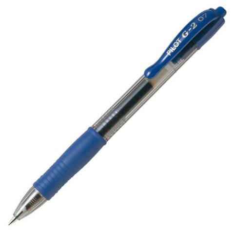 Foto de Bolígrafo Gel Pilot G-2 Retráctil. Blister 1 unidad Azul (124820)