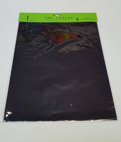 Foto de Papel Celofán de 60X100. Bolsa de 1 pliego en Azul (000178)