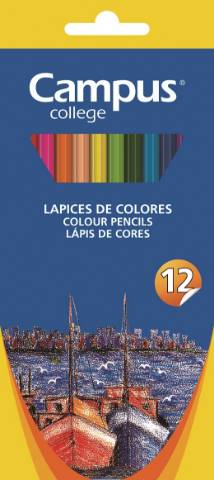 Foto de Lápices de colores Campus. 12 Colores (080564)