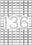 Foto de Etiquetas Autoadhesivas Formato Din A5 10 x 16mm. Apli 15 hojas , 2040e (120626)