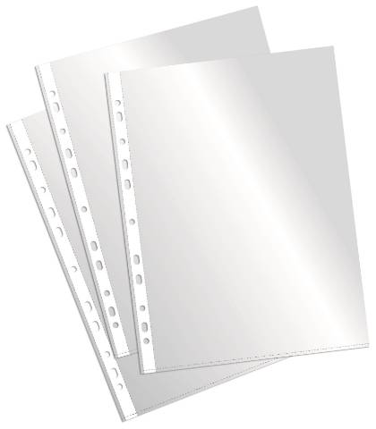 Foto de Funda Multitaladro de polipropileno. Formato Folio, 90 micras. Paquete de 10 unidades (180587)