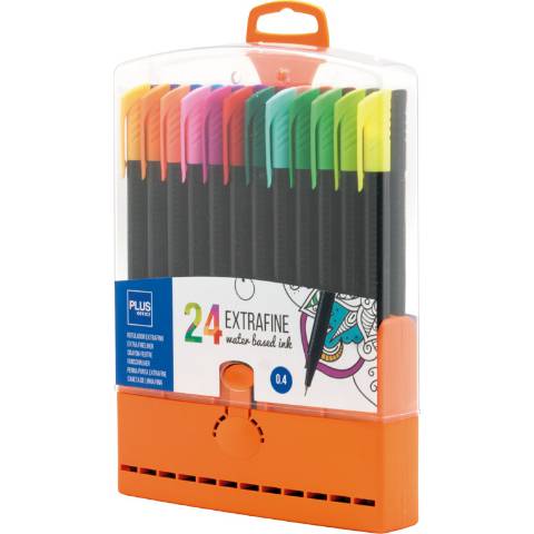 Foto de Rotulador Plus office 0,4mm Extrafine. Capsule de 24 colores (081167)