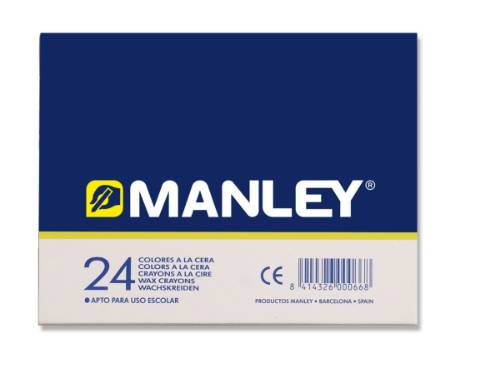 Foto de Pintura cera blanda Manley de 24 colores (630175)