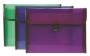 Foto de Clasificador de fuelle en polipropileno con 12 compartimentos, Formato Din A4, cierre con broche. Colores Traslúcidos (180422)