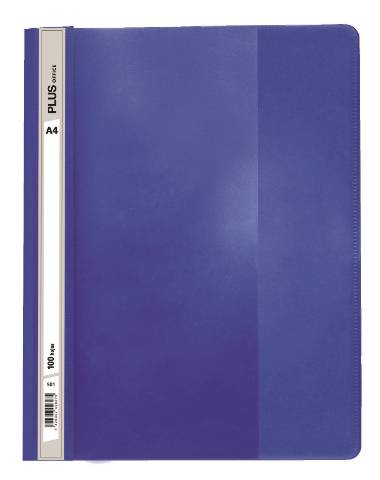 Foto de Dosier con fastener de plastico en formato Din A4. Plus 501 Azul oscuro (180643)