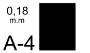 Foto de Cubierta de Encuadernar en PVC, 180 micras A4. Paquete de 100 unidades en color Negro Opaco (301210)