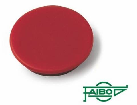 Foto de Imanes de Señalización 20mm en color Rojo. Blíster de 4 unidades (120848)