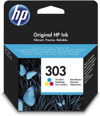Foto de Inkjet original de HP Z4B62EE Nº 303. Cartucho de tinta Pack de 2, Negro y Color (124449)