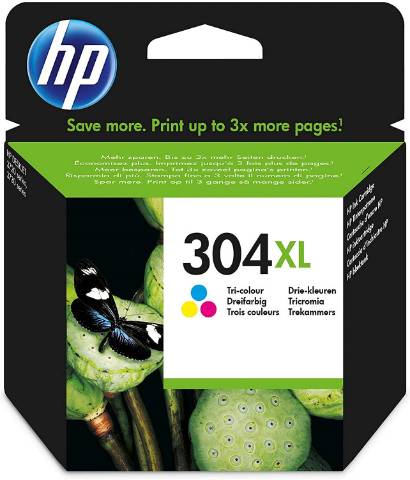 Foto de Inkjet original de HP N9K08AE Nº 304XL Negro. Cartucho de tinta Negro (124584)