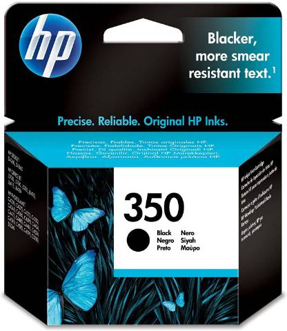 Foto de Inkjet original de HP CB335EE Nº 350 Negro. Cartucho de tinta Negro (126838)