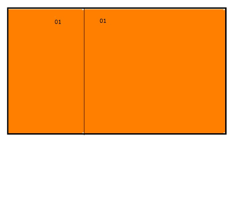 Foto de Talonario de Caja/Mostrador T-29 numerados, 100x50 con 100 hojas en color naranja (001417)