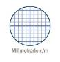 Foto de Bloc Cuaderno de espiral  tapa Cartón  y 60 gr, Formato Din A4 con 80 hojas Natural. Milimetrado (001152)