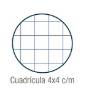 Foto de Bloc Cuaderno de espiral  tapa de Polipropileno y gomas, Formato Din A7(16º) con 60 hojas Natural. Campus. Cuadros (001834)