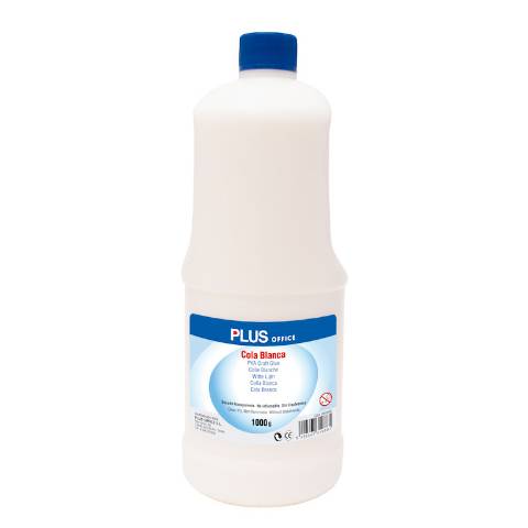Foto de Pegamento Cola Blanca de Plus Office Bote de 1000gr (040566)