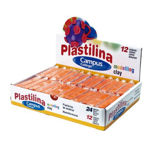 Foto de Plastilina Campus taco pequeño 60gr. Naranja (630629)