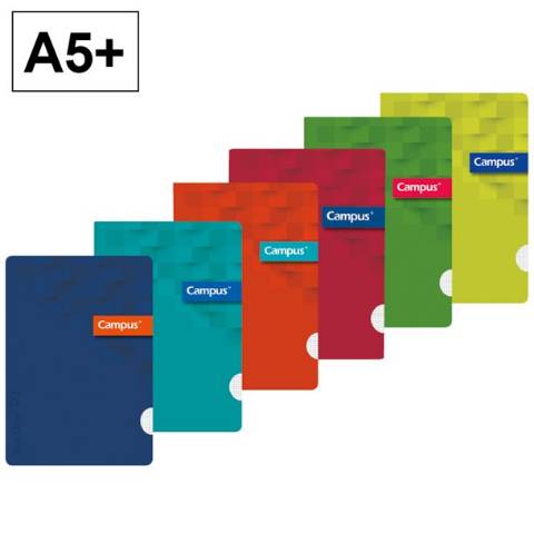 Foto de Cuaderno Libreta Grapada Tapa P.P.en Formato Din A5+ de 90 Gr y 48 Hojas. Liso (002755)