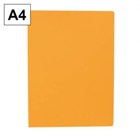 Foto de Subcarpetas A4 cartulina de 200g. Paquete de 50 unidades en color Pastel naranja (180006)