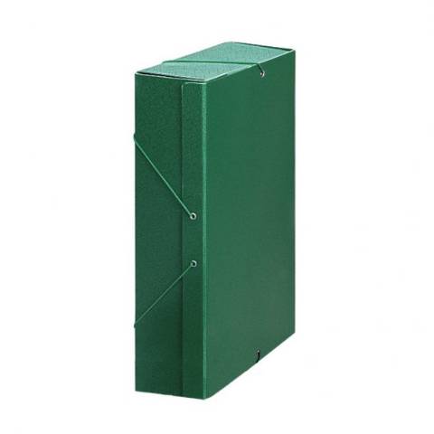 Foto de Carpeta de Proyectos, Cartón Gofrado y cierre gomas, 9cm Verde (180173)