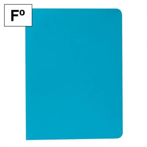 Foto de Subcarpetas en formato Folio cartulina de 200g. Paquete de 50 unidades en color Pastel azul claro (180011)