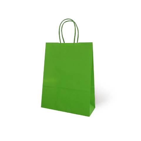 Foto de Bolsa de Regalo en Papel de 100 gr. 32 x 40 x 12 cm. Verde (123904)
