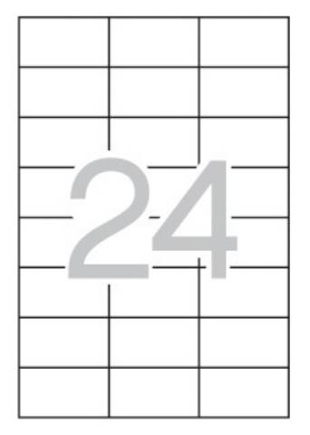 Foto de Etiquetas Autoadhesivas Removibles Formato Din A4 64,6 x 33,8mm. Apli Caja de 100 hojas (128244)