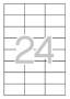 Foto de Etiquetas Autoadhesivas Removibles Formato Din A4 64,6 x 33,8mm. Apli Caja de 100 hojas (128244)
