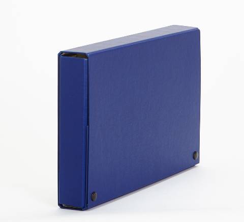 Foto de Carpeta de Proyectos con Corchetes. Pardo, 9cm Azul (121196)