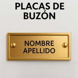 Placas de buzón