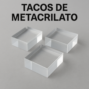 Taco Metacrilato Grabado