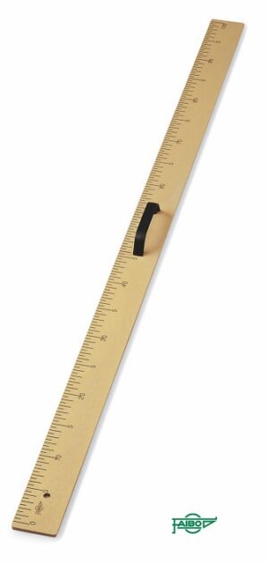 REGLA ENCERADO PLASTICO 100 CM.