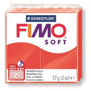 PASTA MODELAR FIMO SOFT 56gr.ROJO INDIAN