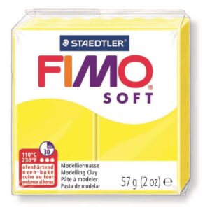 PASTA MODELAR FIMO SOFT 56gr.AMARILLO LIMON