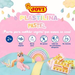 PLASTILINA JOVI  TACO  PÑO. BANDEJA  6 U.PASTEL