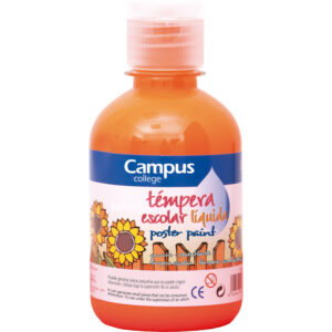 TEMPERA LIQUIDA CAMPUS 250 GR.NARANJA