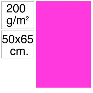 CARTULINA GDE.50x65 FUCSIA