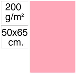 CARTULINA GDE.50x65 ROSA