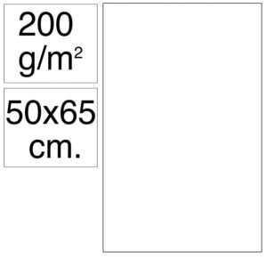CARTULINA GDE.50X65 BLANCA