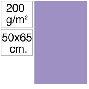 CARTULINA GDE.50x65 VIOLETA
