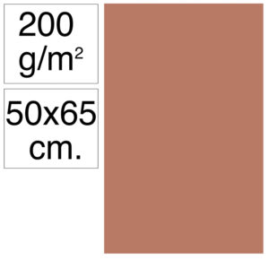 CARTULINA GDE.50x65 MARRON