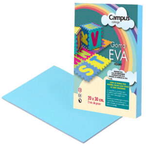 LAMINA EVA 2mm. DIN A-4 AZUL CLARO