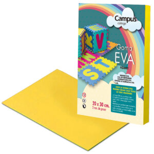LAMINA EVA 2mm. DIN A-4 AMARILLO