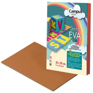 LAMINA EVA 2mm. DIN A-4 MARRON