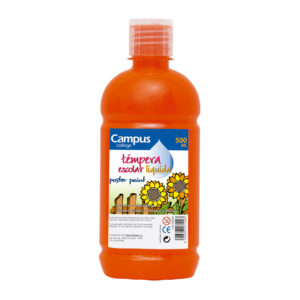 TEMPERA LIQUIDA CAMPUS 500 GR. NARANJA