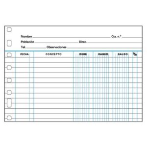 RECAMBIO MULTIFIN 3003 4ºAP. 8A.CTAS.CTES.