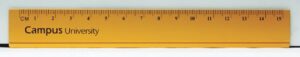 REGLA MET.CAMPUS ALUMINIO 15 CM. COLORES