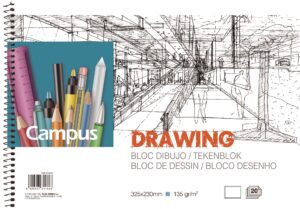 BLOC DIBUJO A4 CAMPUS DRAWING ESP REC