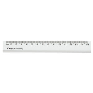 REGLA MET.CAMPUS ALUMINIO 15 CM.