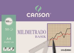 PAPEL MILIMETRADO BLOC DIN A 4 ENCOLADO